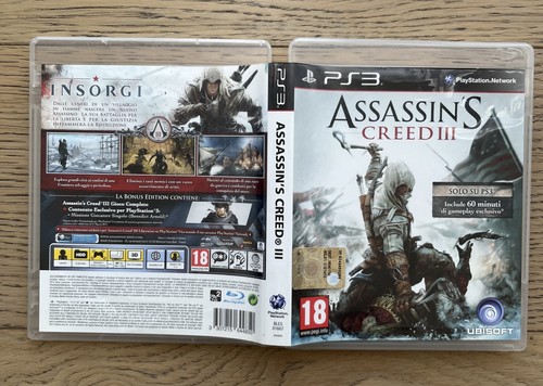 Assassin creed iii ps3 sony - assassin's,