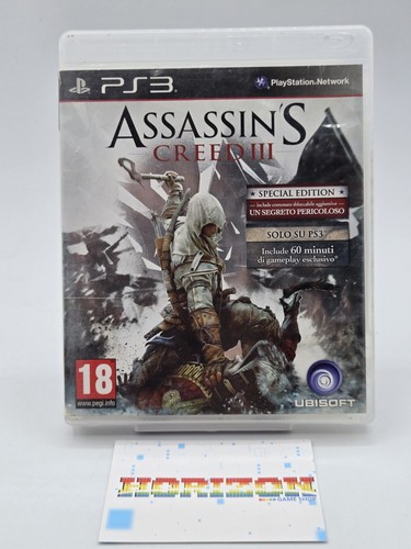 Assassin creed iii ps3 - assassin's,